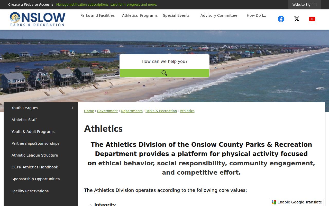 Jacksonville voter records contact page for the Onslow Board of Elections